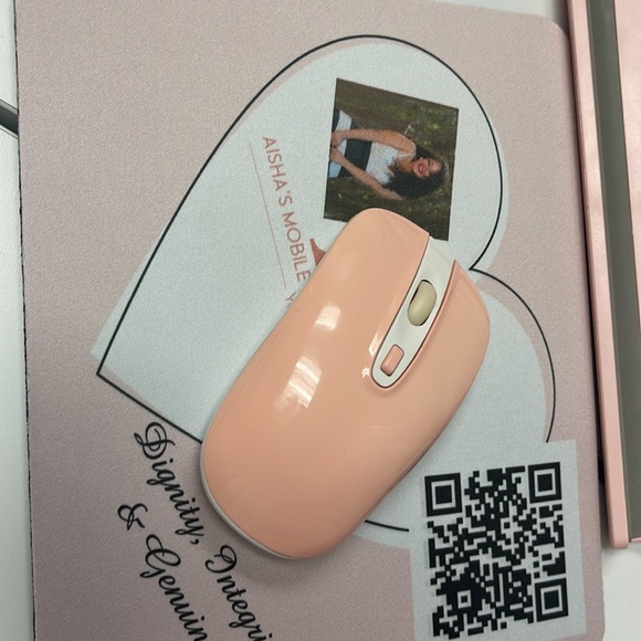 Blush Pink Mouse and Key board - Picture 2 of 8